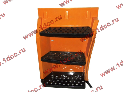 Подножка со ступеньками в сборе левая SH желтая SHAANXI / Shacman (ШАНКСИ / Шакман) 81.61510.0225 фото 1 Челябинск