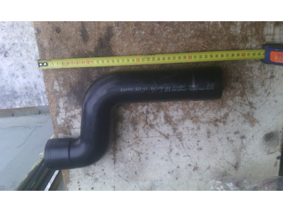 Патрубок радиатора резинотканевый верхний d-55 H HOWO (ХОВО) WG9719530116 фото 1 Челябинск