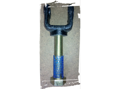 Кронштейн крепления амортизатора нижний 8х4 2-ой оси (вилка+болт) SH F3000 SHAANXI / Shacman (ШАНКСИ / Шакман) 81.43740.0145 фото 1 Челябинск