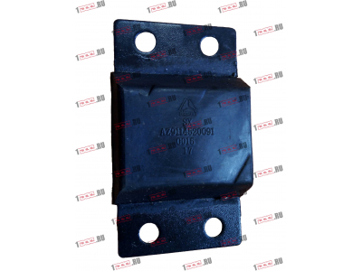 Подушка отбойная задней рессоры (4 отверстия) H HOWO (ХОВО) AZ9114520091 фото 1 Челябинск