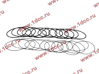 Кольцо уплотнительное гильзы цилиндра (комплект 12 тонких и 12 толстых) двигатель TD226B6G Lonking CDM (СДМ) 01153804/01153805 фото 1 Челябинск