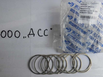 Кольцо уплотнительное выпускного коллектора WP12 SHAANXI / Shacman (ШАНКСИ / Шакман) 6126300110024 фото 1 Челябинск